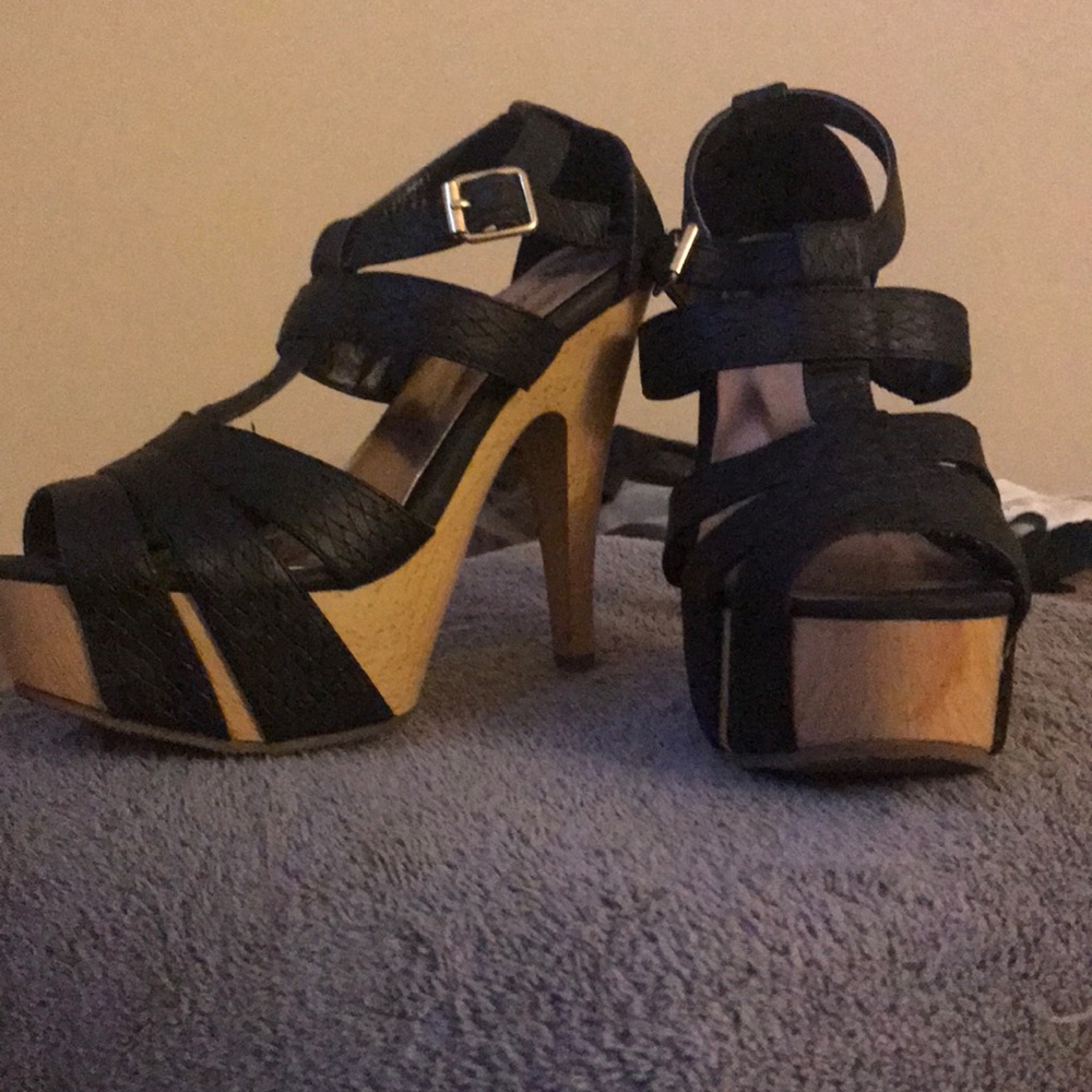 Black heels
